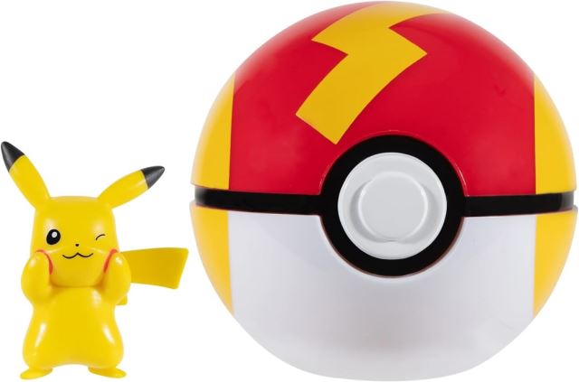 Pokémon Poké Ball Clip 'n' Go PIKACHU + FAST BALL