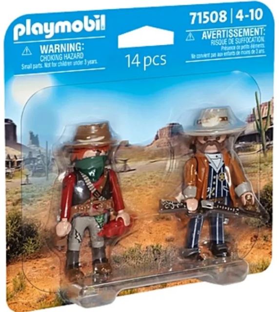 Playmobil 71508 DuoPack Bandita a šerif