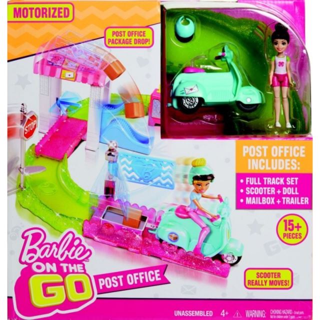 Barbie On The Go Mini pošta herní set, Mattel FHV85