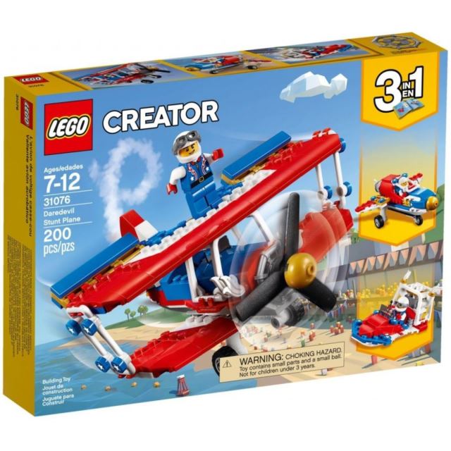 LEGO CREATOR 31076 Odvážné kaskadérské letadlo