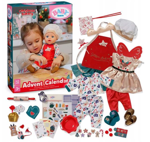 BABY born® Adventný kalendár 2026, 43cm