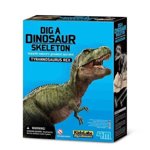 KidzLabs Tesání ze sádry Dinosauří kostra T-REX