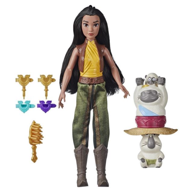 Hasbro Disney Raya: Bábika Raya s vlasovými doplnkami, E9469
