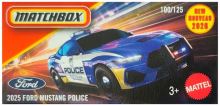 Mattel Matchbox™ Angličák v krabičce 2025 FORD MUSTANG POLICE