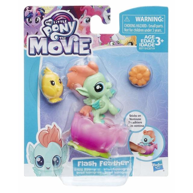 Hasbro My Little Pony Mini pony s prísavkou a doplnkami Flash Feather
