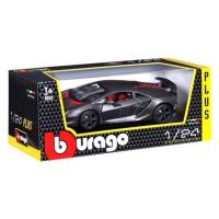 Bburago Lamborghini Sesto Elemento šedá metalíza 1:24 (1)