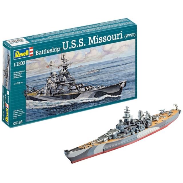 Revell 05128 Battleship U.S.S. Missouri WWII 1:1200