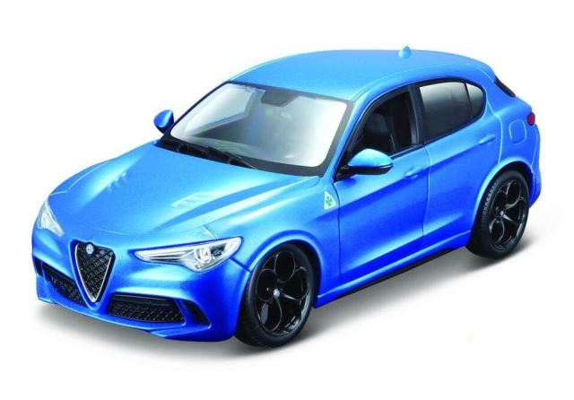 Bburago 1:24 Alfa Romeo Stelvio modrá