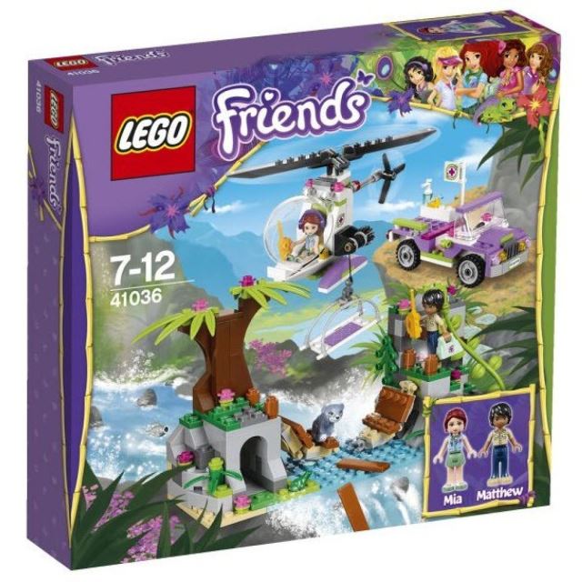 LEGO® Friends 41036 Záchrana na mostě v džungli