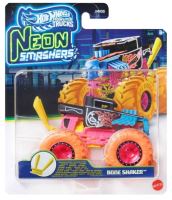 Mattel Hot Wheels® Monster Trucks NEON SMASHERS Bone Shaker, JMV61