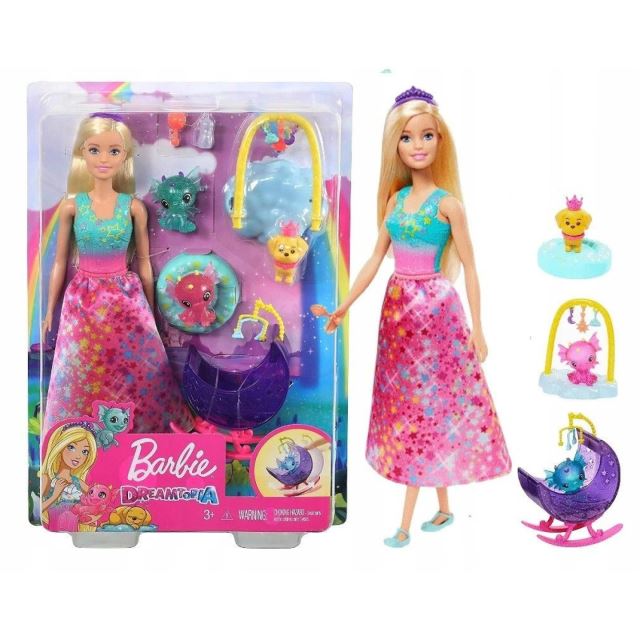 Barbie Dreamtopia Dračí jesle herní set, Mattel GJK51