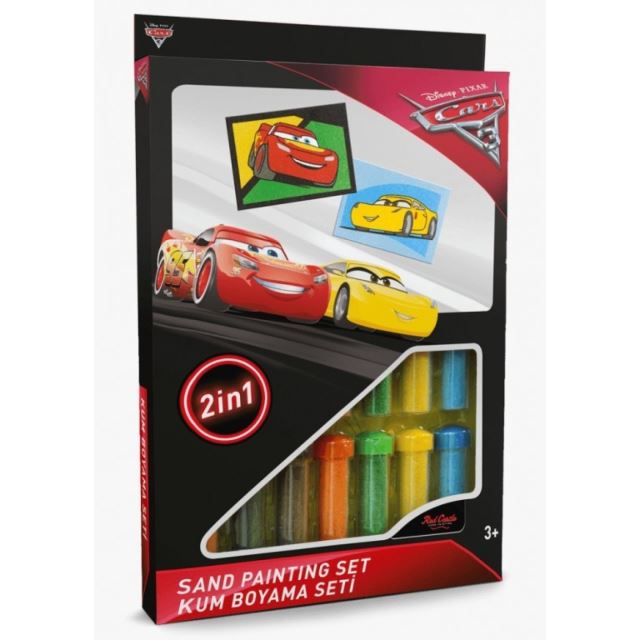 Pieskovanie Disney 2v1, Cars Blesk McQueen a Cruz Ramirez