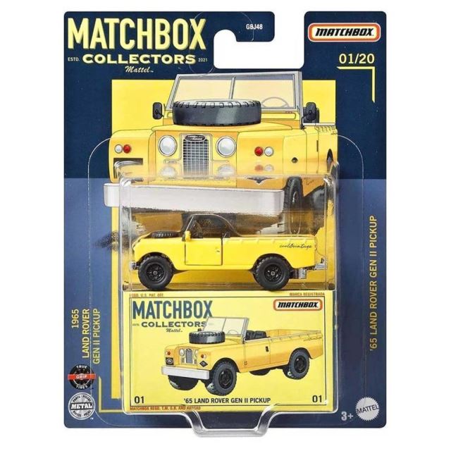Mattel Matchbox Angličák '65 LAND ROVER GEN II PICKUP