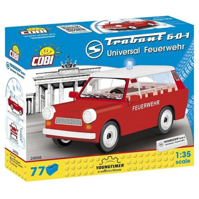 Cobi 24555 Youngtimer – TRABANT 601 Hasiči 1:35