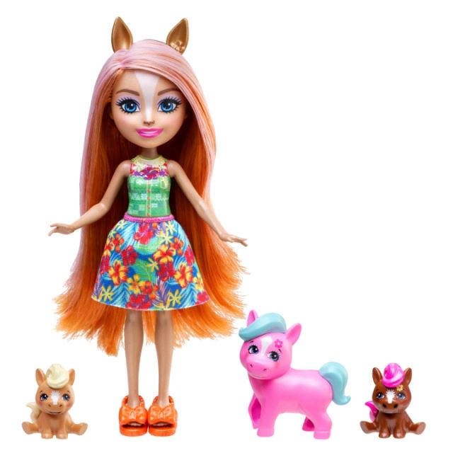 Mattel Enchantimals PENSEE PONY a jej rodina, HXB99