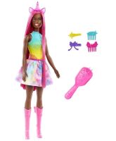 Mattel HRR01 Barbie® Rozprávková bábika s dlhými vlasmi - víla jednorožec