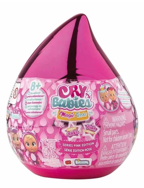 Cry Babies Magické slzy Panenka s domečkem a doplňky v růžové slzičce
