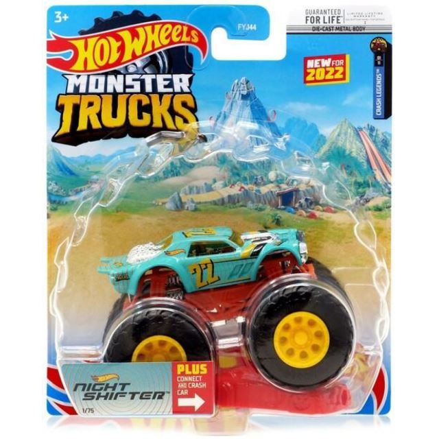 Hot Wheels® Monster Trucks Kaskadérské kousky Night Shifter, Mattel HCN55