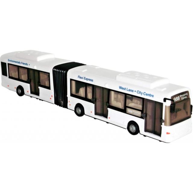 Autobus kloubový 1:48 bílý