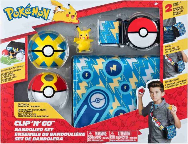 Pokémon Clip 'n' Go Bandolier Set Pikachu
