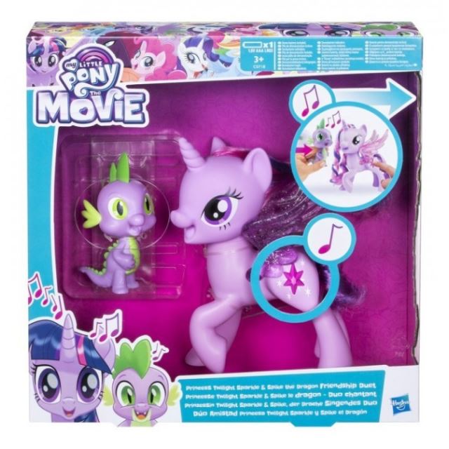 MLP My Little Pony Hrací set se zpívající Twilight Sparkle a Spikem, Hasbro C0718