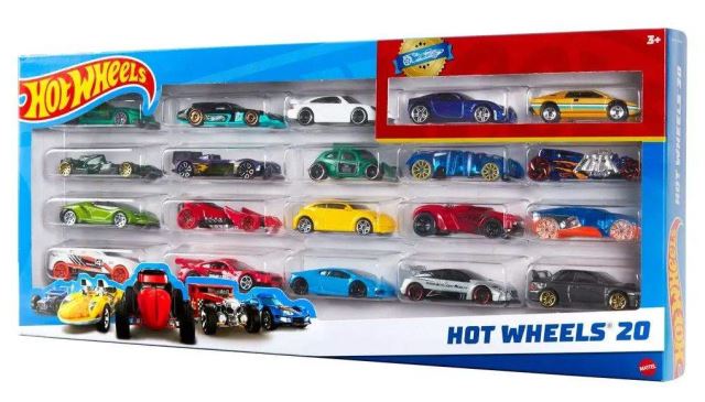 Hot Wheels Sběratelská kolekce 20 angličáků, Mattel H7045