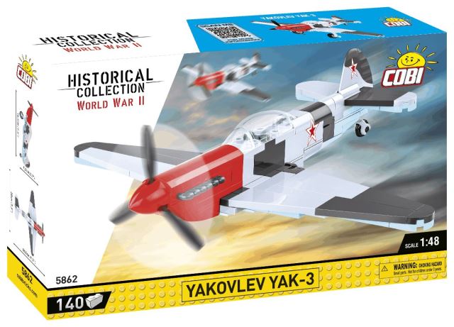Cobi 5862 II WW Jakovlev YAK-3, 1:48, 140 k