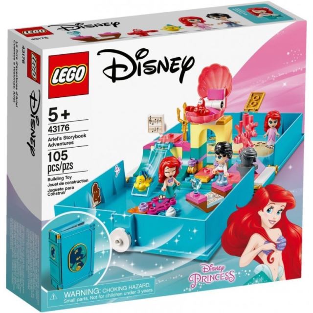 LEGO® Disney 43176 Ariel a její pohádková kniha dobrodružství