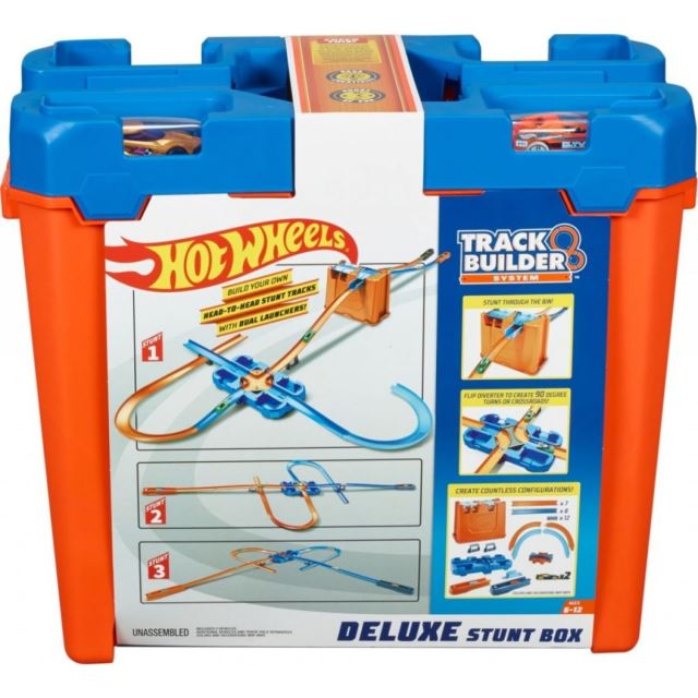 Hot Wheels Track Builder Box plný triků, Mattel GGP93