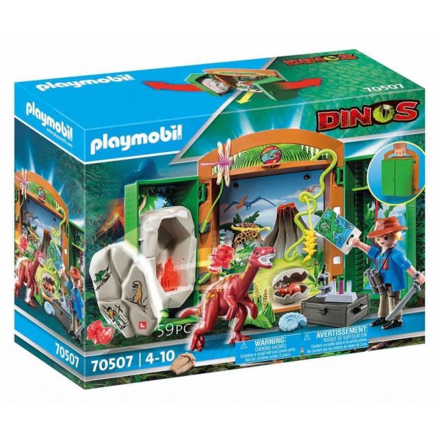 Playmobil 70507 Přenosný box Výzkum dinosaurů