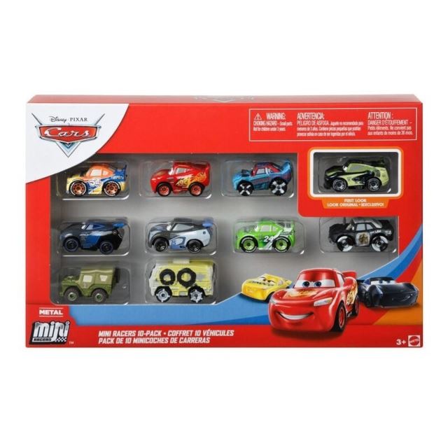 Cars 3 Mini auta 10ks, Mattel GKG68