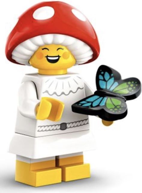 LEGO® 71045 Minifigúrka 25. série - Muchotrávka kostým