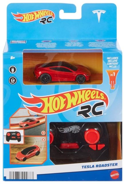 Hot Wheels RC Tesla Roadster 1:64, Mattel HJP78