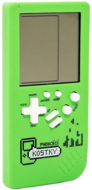 Digitálna hra Padajúce kocky hlavolam zelený