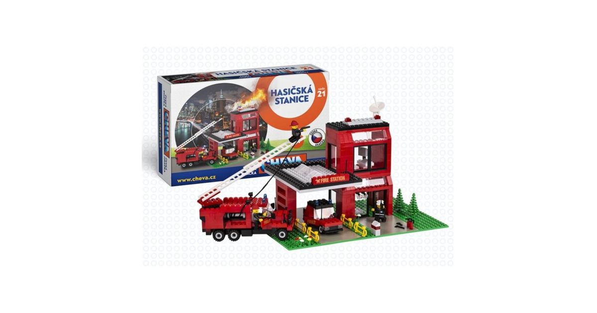 CHEVA 21 Hasičská stanice | Legenio - Specialista na stavebnice LEGO® a ...