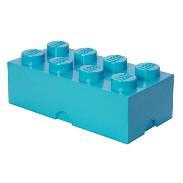 LEGO® Úložný box 250x502x181 azurový