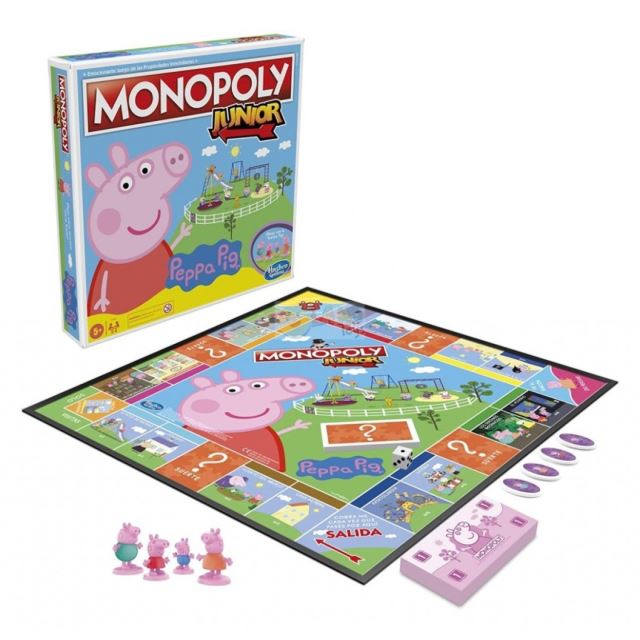Monopoly Junior Peppa Pig, Hasbro F1656