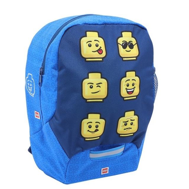 LEGO® Faces Blue - batoh do školky