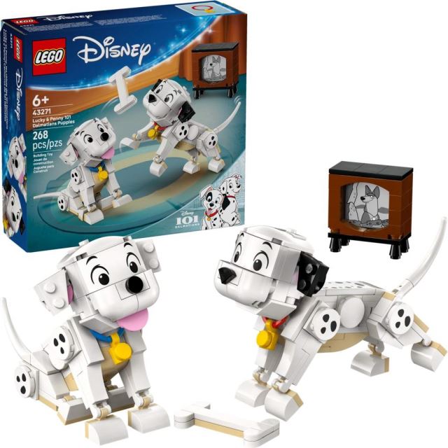 LEGO® Disney™ 43271 Šteniatka Lucky a Penny z filmu 101 dalmatíncov