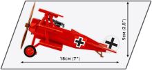 COBI 2996 Nemecké stíhacie lietadlo Fokker Dr.I Red Baron, 1:32 (4)