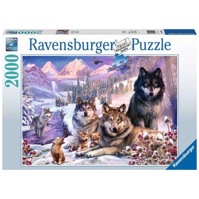 Ravensburger 16012 Puzzle Vlci ve sněhu 2000 dílků