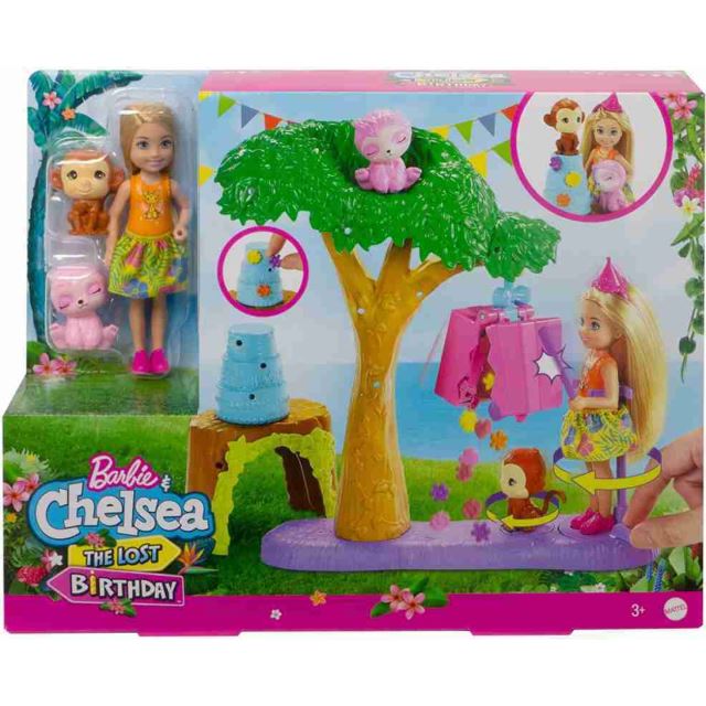 Mattel Barbie Bábika Chelsea s narodeninovým prekvapením, GTM84