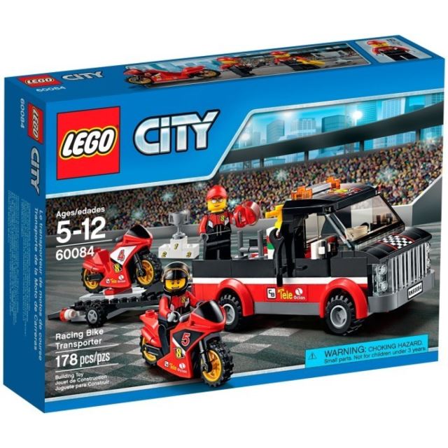 LEGO CITY 60084 Přepravní kamión na závodní motorky