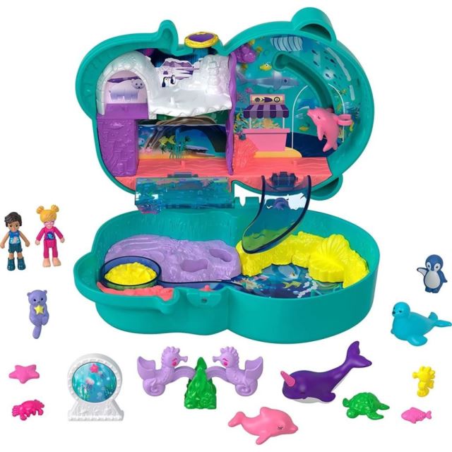 Mattel Polly Pocket Pidi svet do vrecka Akvárium, HCG16