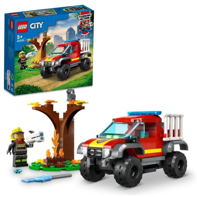 LEGO® CITY 60393 Hasičské terénne auto 4x4