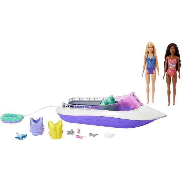 Mattel Barbie® Člun s 2 panenkami, HHG60