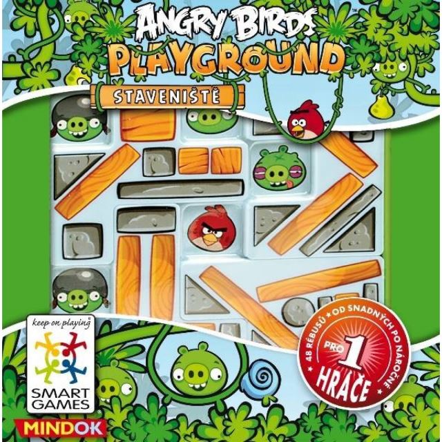 Angry Birds - Staveniště, víceúrovňová logická hra SMART