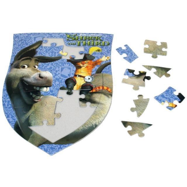 Puzzle Shrek - Oslík a kocour, 24dílků