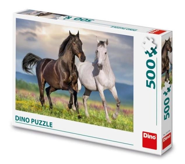 Dino Puzzle ZAMILOVANÍ KONĚ 500 dielků