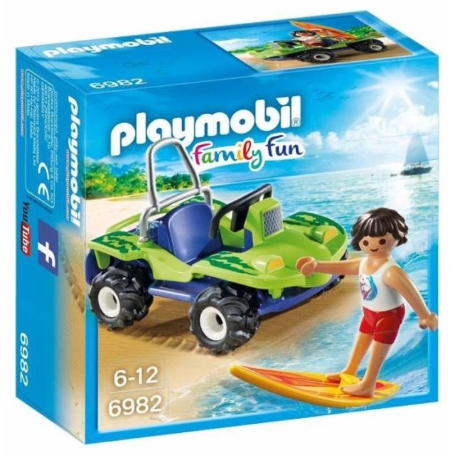 Playmobil 6982 Surfař s plážovou buginou